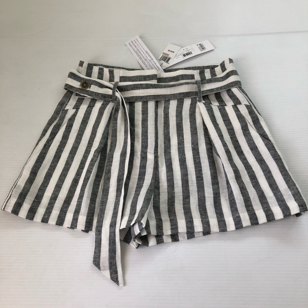 IRO NWT Lular High Waist Linen Shorts, 10 (42) - Picture 2 of 13